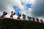 民族風(fēng)情阿弓鎮(zhèn)長(zhǎng)角發(fā)苗