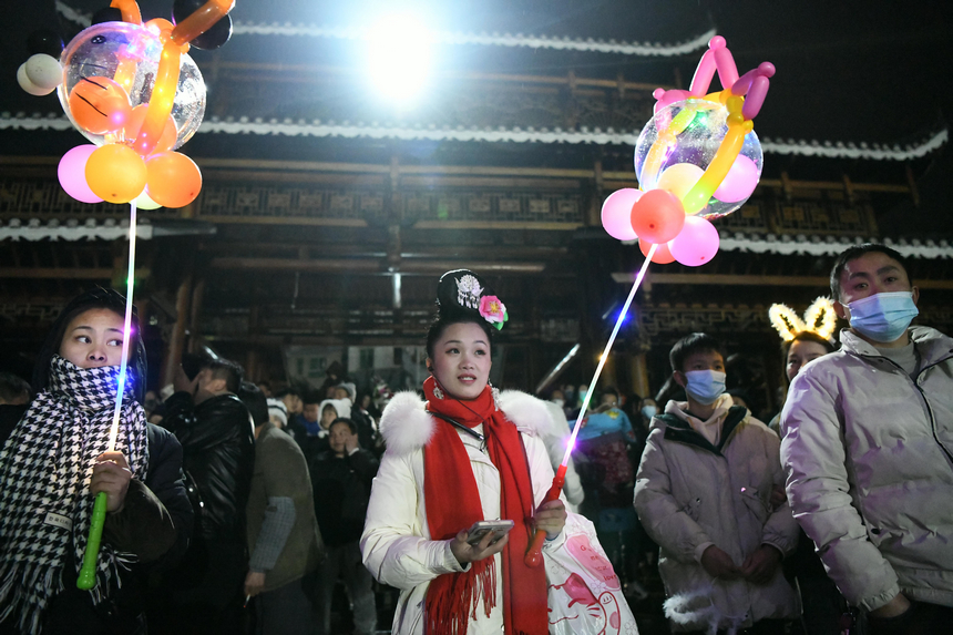 舟溪甘囊香蘆笙會(huì)“起堂儀式”現(xiàn)場(chǎng)。楊仁海攝