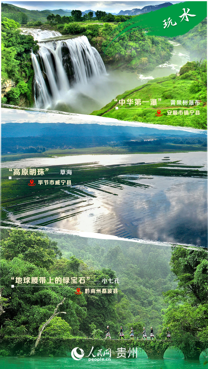 玩水。