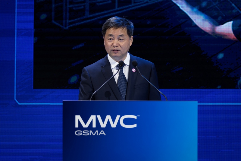 中國電信董事長柯瑞文作主旨演講。