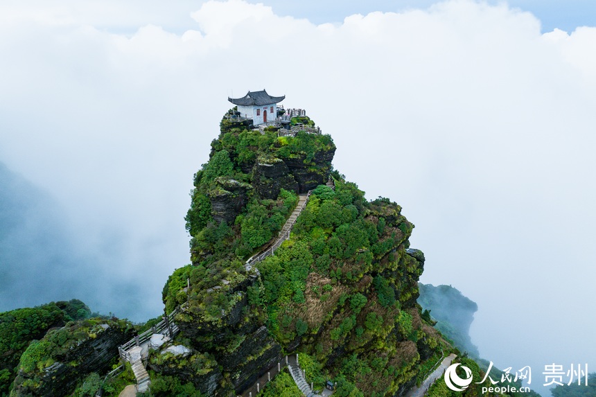 梵凈山老金頂。人民網(wǎng)記者 涂敏攝