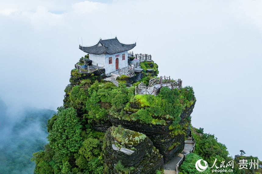 梵凈山老金頂。人民網(wǎng)記者 涂敏攝