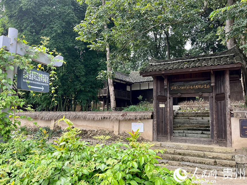 紅軍強(qiáng)渡烏江指揮部遺址。人民網(wǎng) 李麗萍攝