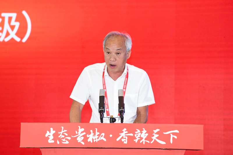 貴州省農(nóng)業(yè)農(nóng)村廳黨組副書記、副廳長胡繼承致辭。馬云才攝