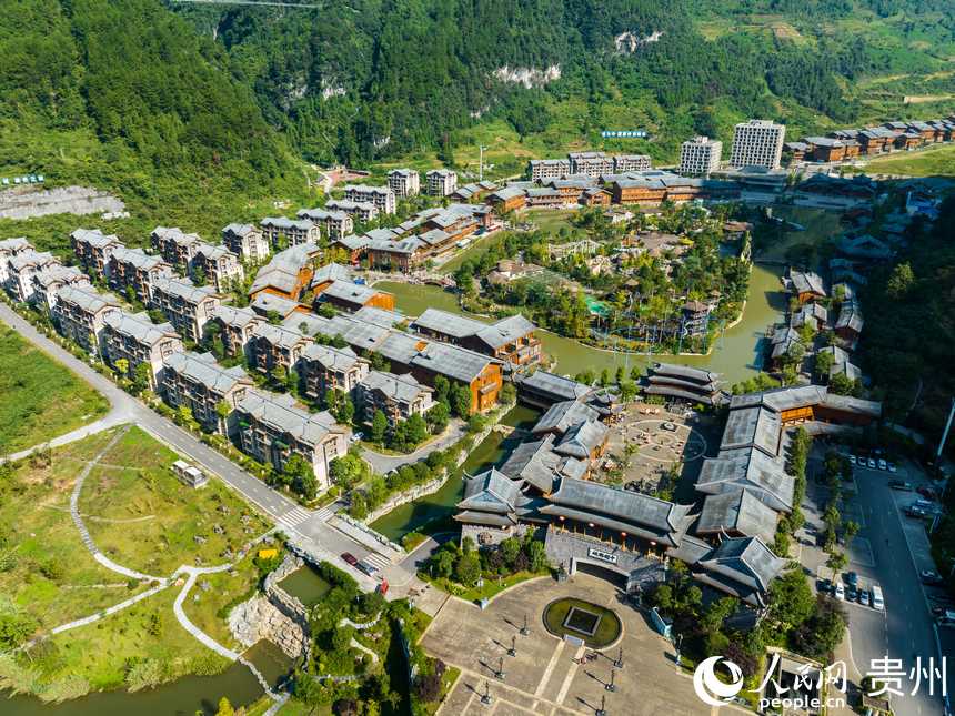 航拍中國儺城。人民網(wǎng) 陽茜攝
