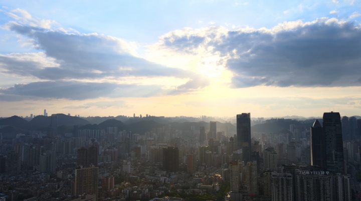 城市風(fēng)貌。