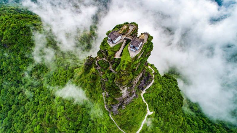 世界遺產(chǎn)地梵凈山新金頂（貴州省文化和旅游廳供圖）