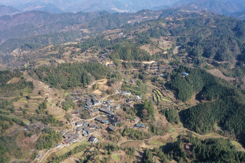 劍河縣柳川鎮(zhèn)巫堆村貌。