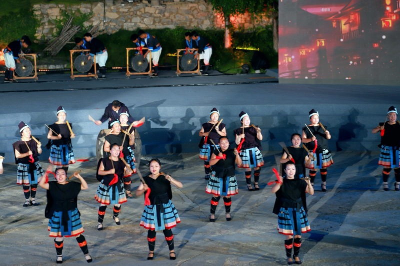 圖為黔渝川滇世界自然遺產(chǎn)地文藝展演。.jpg