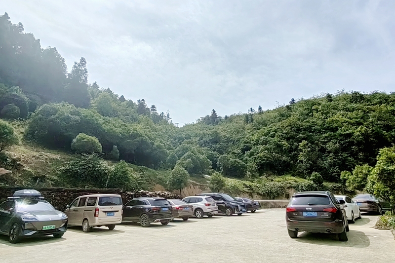2、“渝”字開頭的牌照車輛有序?？吭诿袼拊簤?。