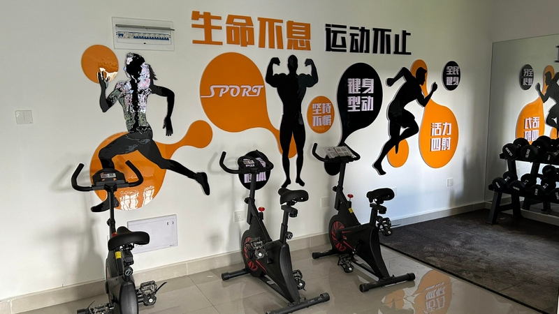 健身房。陳語豐攝