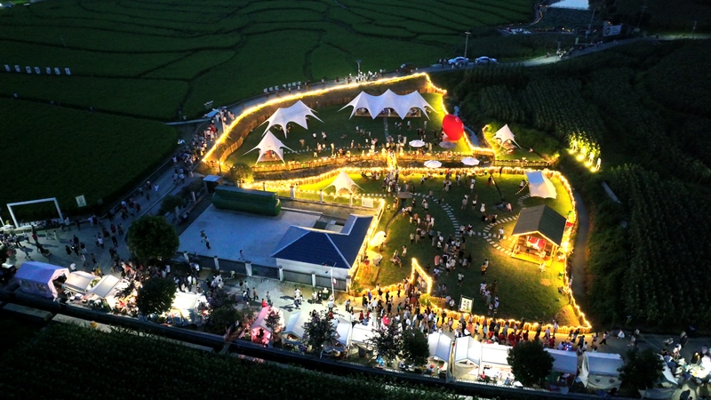 7  稻田音樂節(jié)現(xiàn)場(chǎng)。 李城  攝
