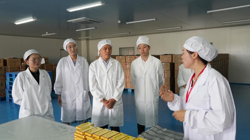 4 圖為調(diào)研生產(chǎn)車間。紅花崗區(qū)融媒體中心供圖.jpg