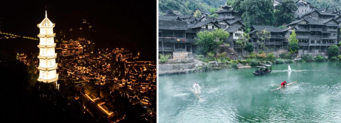 烏江寨迷人景色。