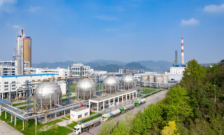 貴州芭田生態(tài)工程有限公司屬于貴州省“四個一體化”重點建設(shè)項目，建成貴州首套國產(chǎn)化硝酸磷肥裝置。林民攝