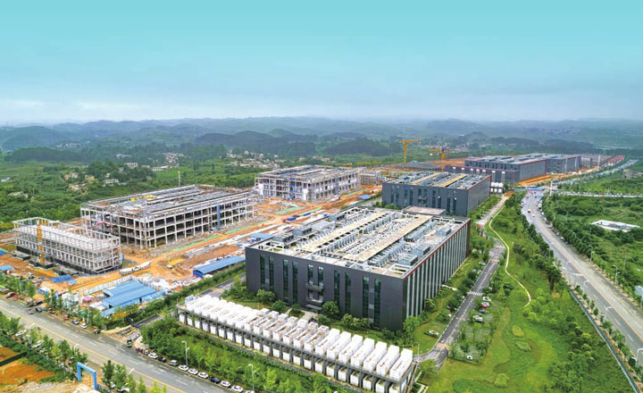 華為高端園數(shù)據(jù)中心。林民攝