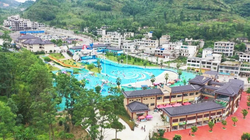 圖為關(guān)嶺九仙旅游景區(qū)一景。