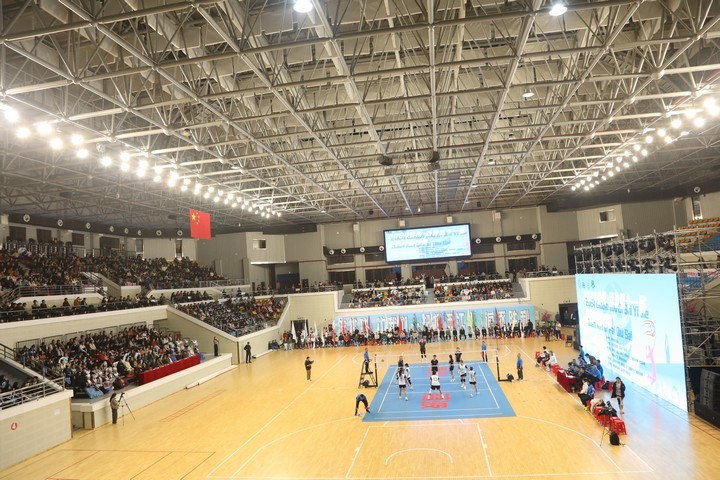 荔波全民氣排球決賽、閉幕式現(xiàn)場。