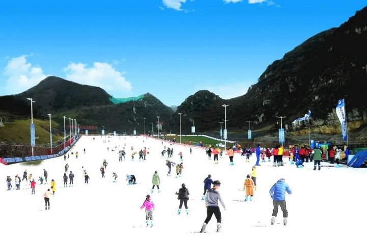 滑雪場。