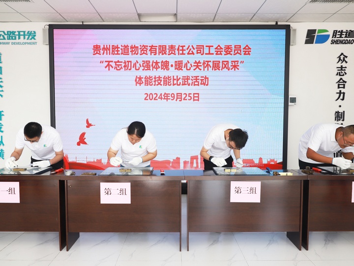 圖為技能比武。