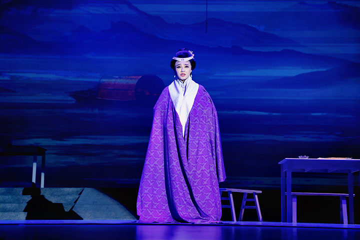 貴州原創(chuàng)歌劇《王陽明》貴州大學(xué)專場演出現(xiàn)場。蘭澤州攝