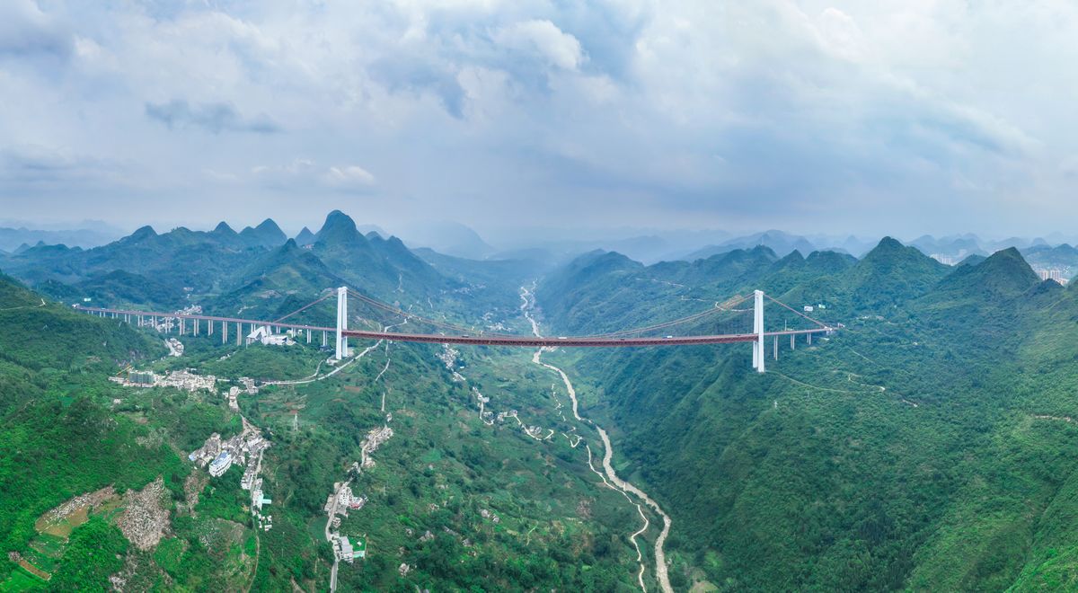壩陵河大橋景觀(guān)