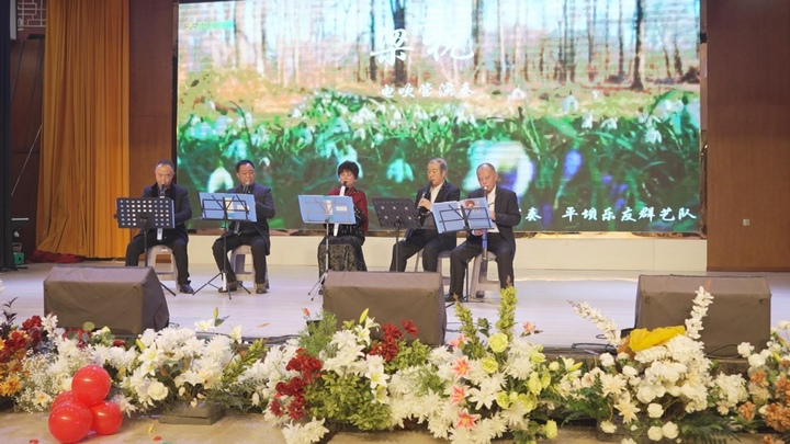 聯(lián)誼活動現(xiàn)場節(jié)目表演。