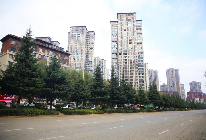 威寧縣城新型城鎮(zhèn)化建設一角。