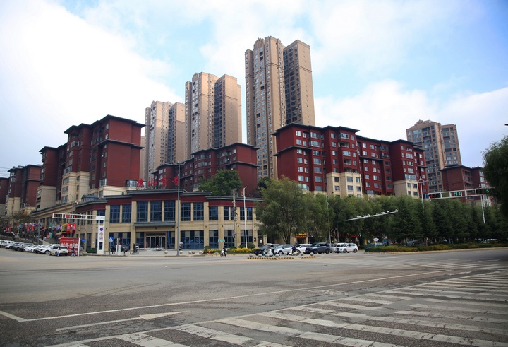 威寧縣城新型城鎮(zhèn)化建設一角。
