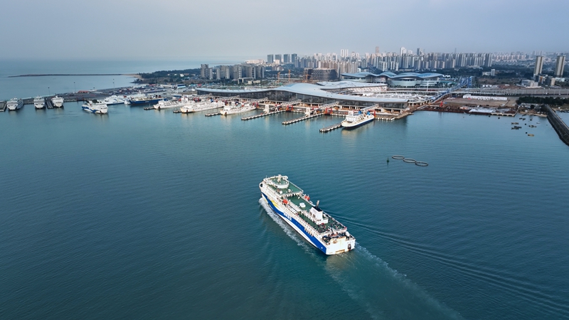 ?？谛潞８?。瓊州海峽輪渡公司供圖