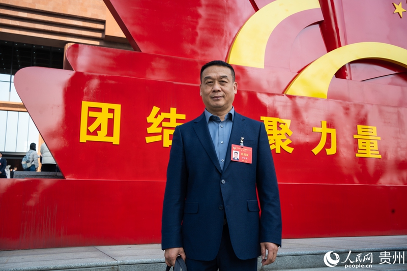 李漢華參加2025貴州省兩會(huì)。人民網(wǎng) 陽茜攝