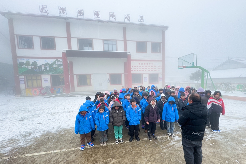 六盤水市鐘山區(qū)大灣鎮(zhèn)海嘎小學(xué)。受訪者供圖