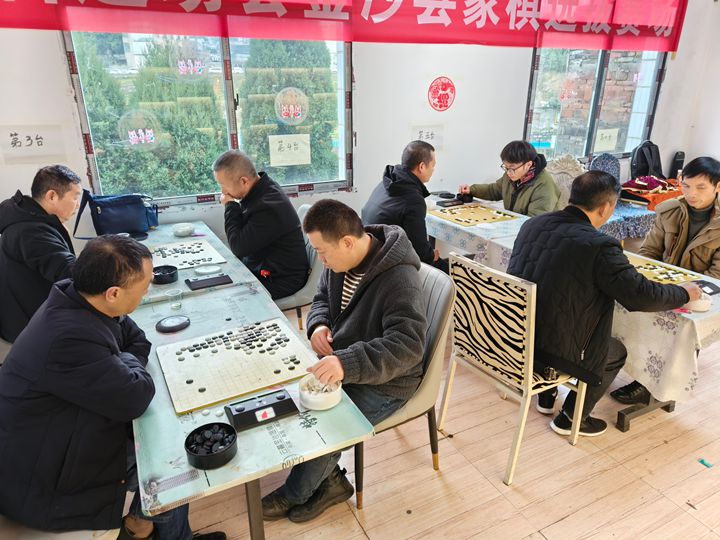 金沙縣新春圍棋賽比賽現(xiàn)場(chǎng)。