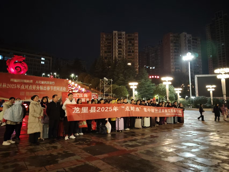 龍里“點(diǎn)對點(diǎn)”返崗服務(wù)，送勞動者外出就業(yè)。