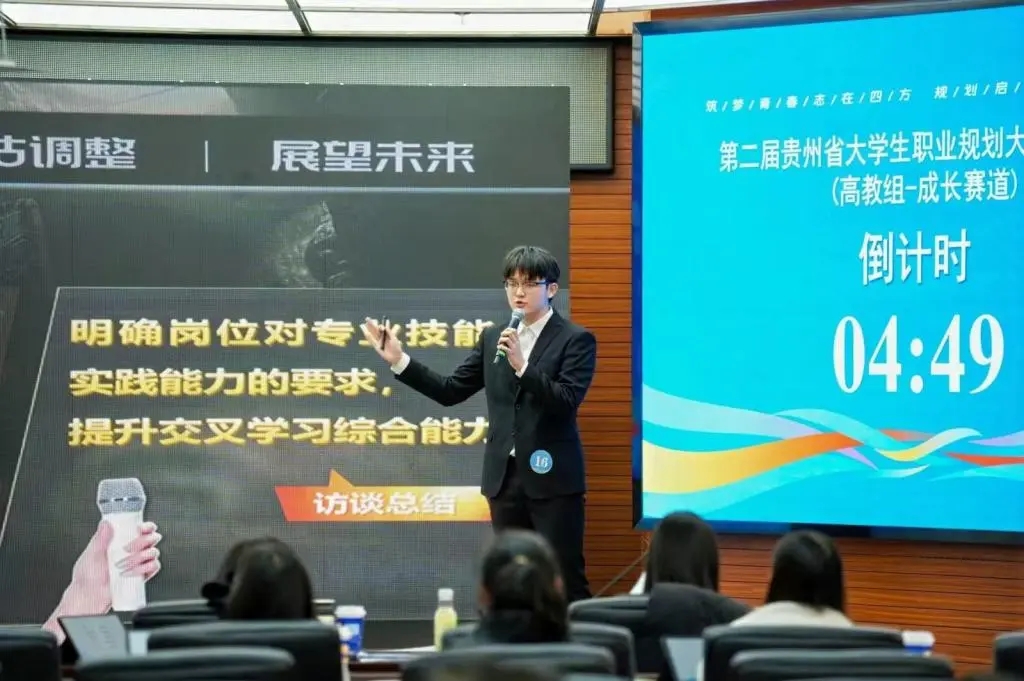 成長(zhǎng)賽道參賽選手韓金鵬。