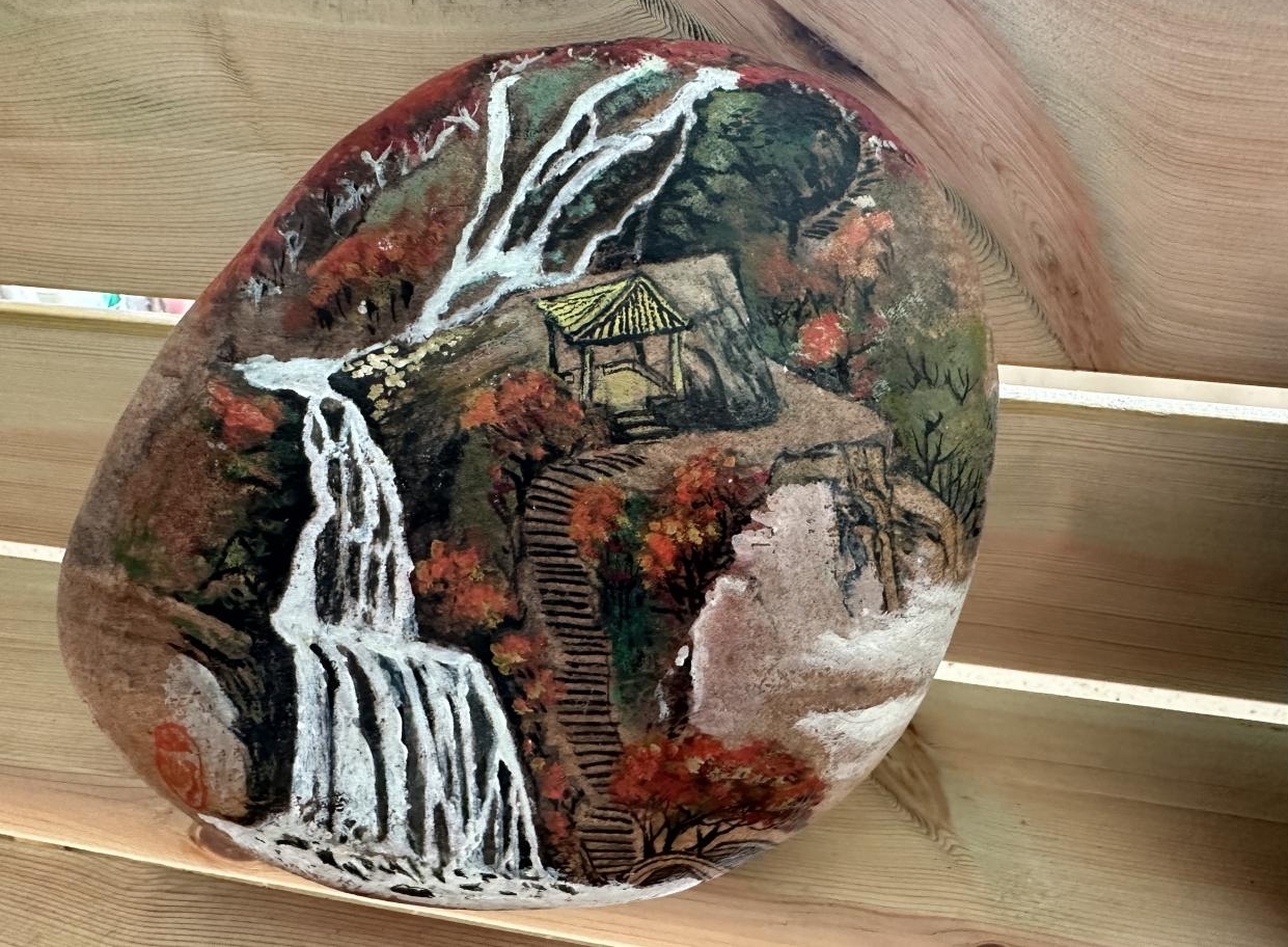紫云山水畫。