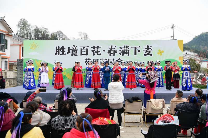 精彩紛呈的節(jié)目表演。