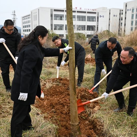 新春伊始萬象新，植綠添彩正當(dāng)時(shí)。2月5日，春節(jié)假期后的首個(gè)工作日，開陽(yáng)縣四班子領(lǐng)導(dǎo)率經(jīng)開區(qū)、縣人武部及民兵、縣直各部門、縣青年志愿者……