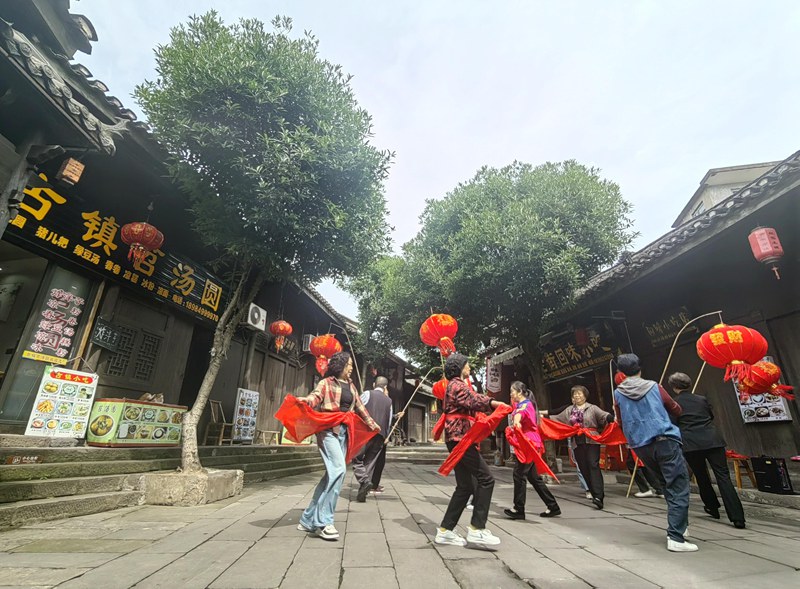 非遺巡展排練。