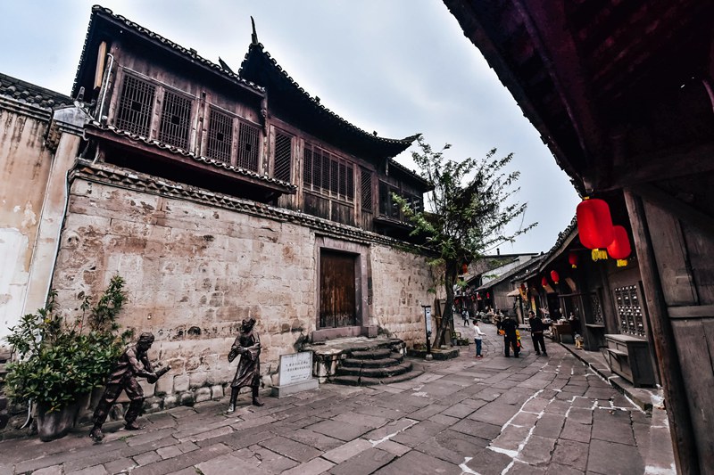 土城古鎮(zhèn)一角。