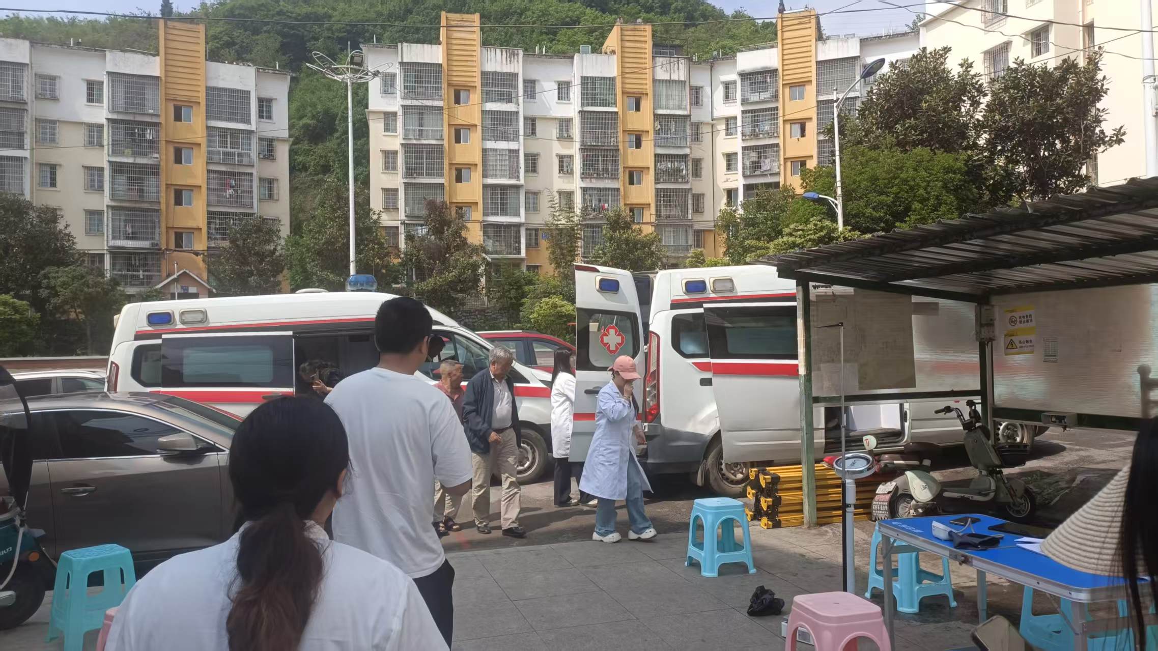 體檢現(xiàn)場。