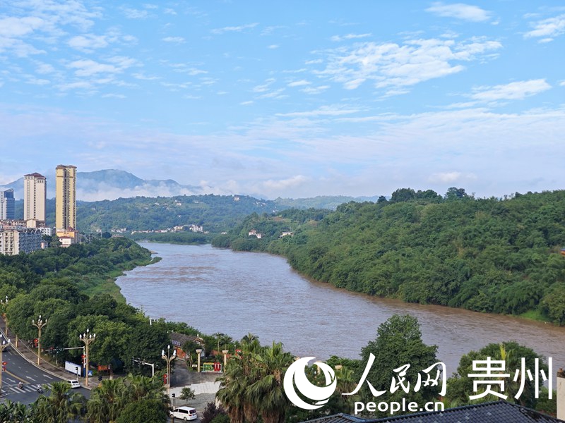 赤水河（貴州遵義赤水段）。人民網(wǎng) 龍章榆攝