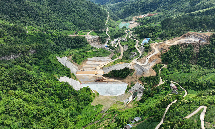 桐梓縣小水水庫(kù)工程。 陳桂良攝